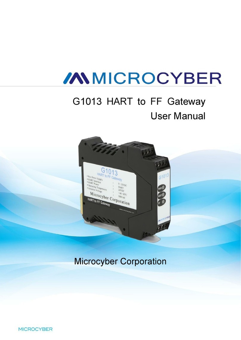 Microcyber G1013 user manual