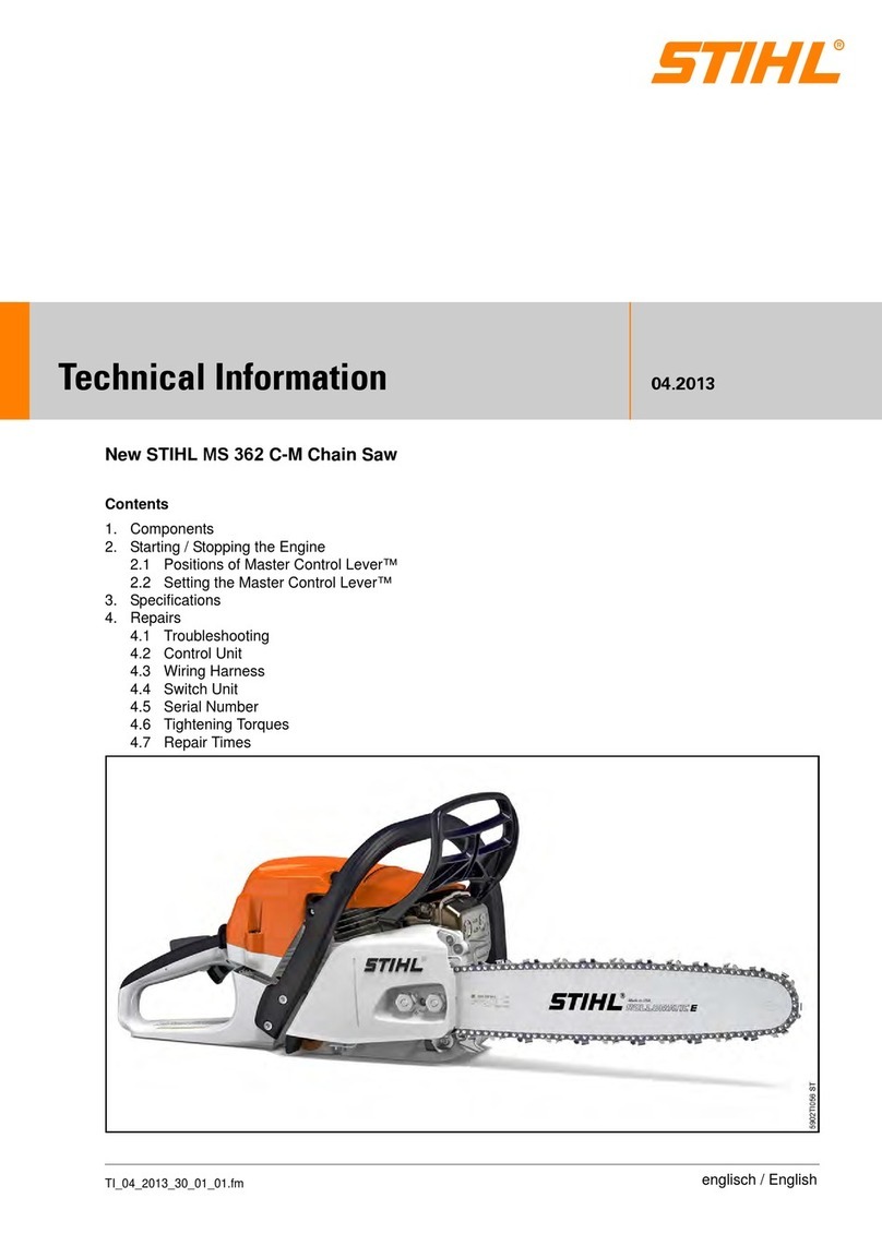 Stihl MS 362 C-M Manual