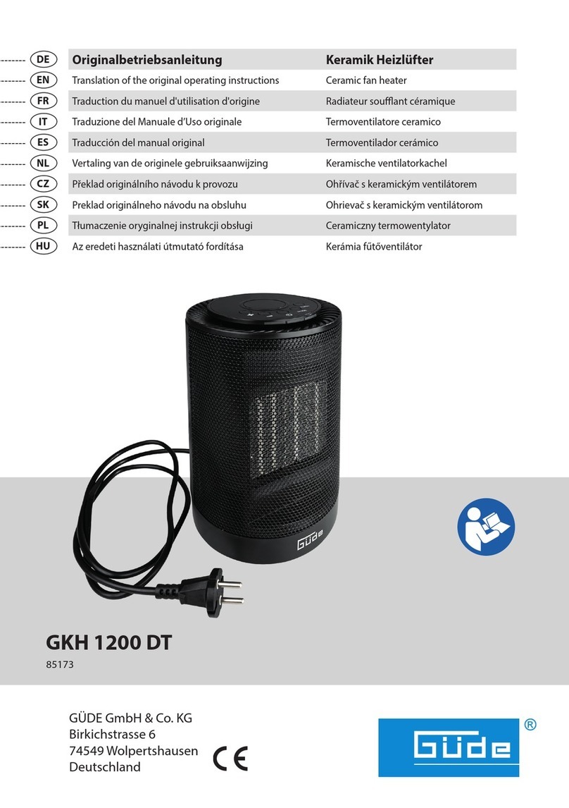 GÜDE GKH 1200 DT Translation of the original operating instructions GÜDE GKH 1200 DT Translation of the original operating instructions