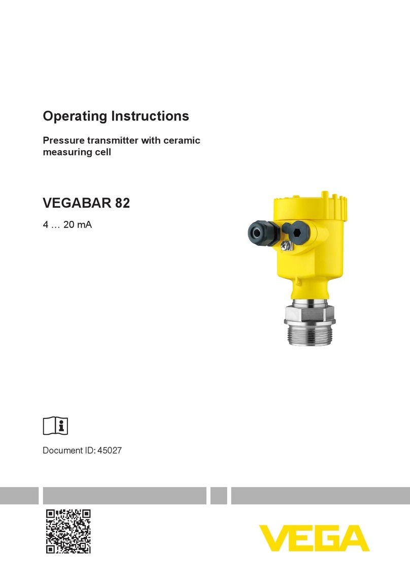 Vega VEGABAR 82 operating instructions