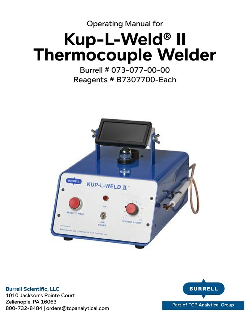 Burrell Kup-L-Weld II operating manual