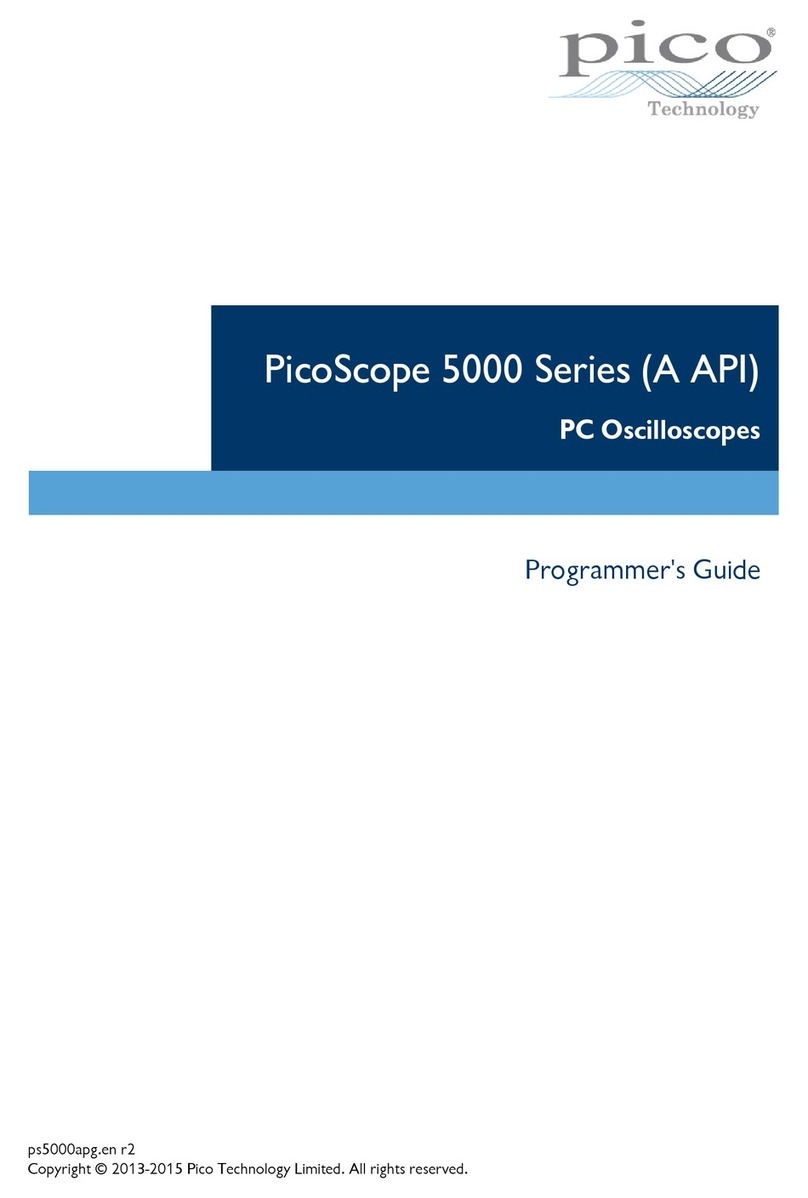 PICO PicoScope 5000 Series Manual
