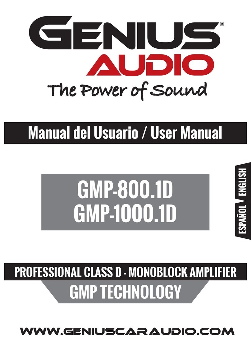 Genius Audio GMP-800.1D user manual