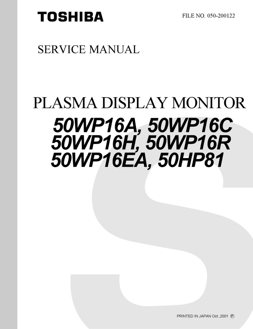 Toshiba 50WP16A User manual