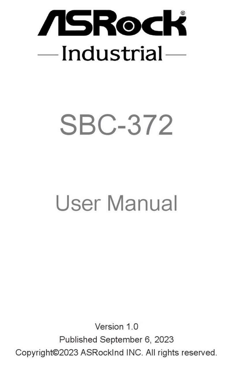 ASROCK SBC-372 User manual ASROCK SBC-372 User manual