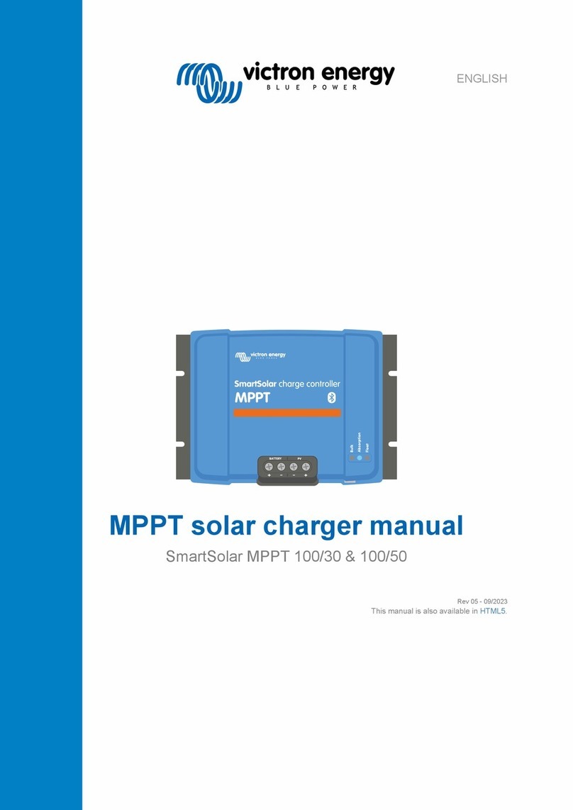 Victron energy SmartSolar MPPT 100/30 manual