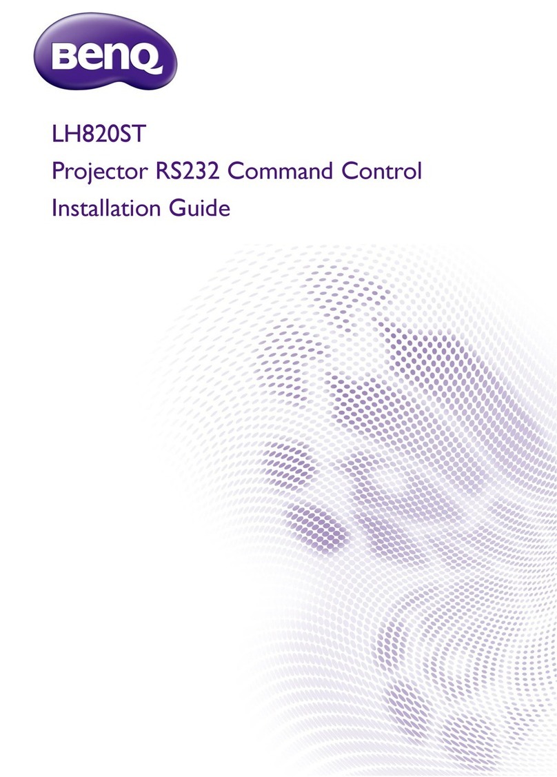 BenQ LH820ST installation guide