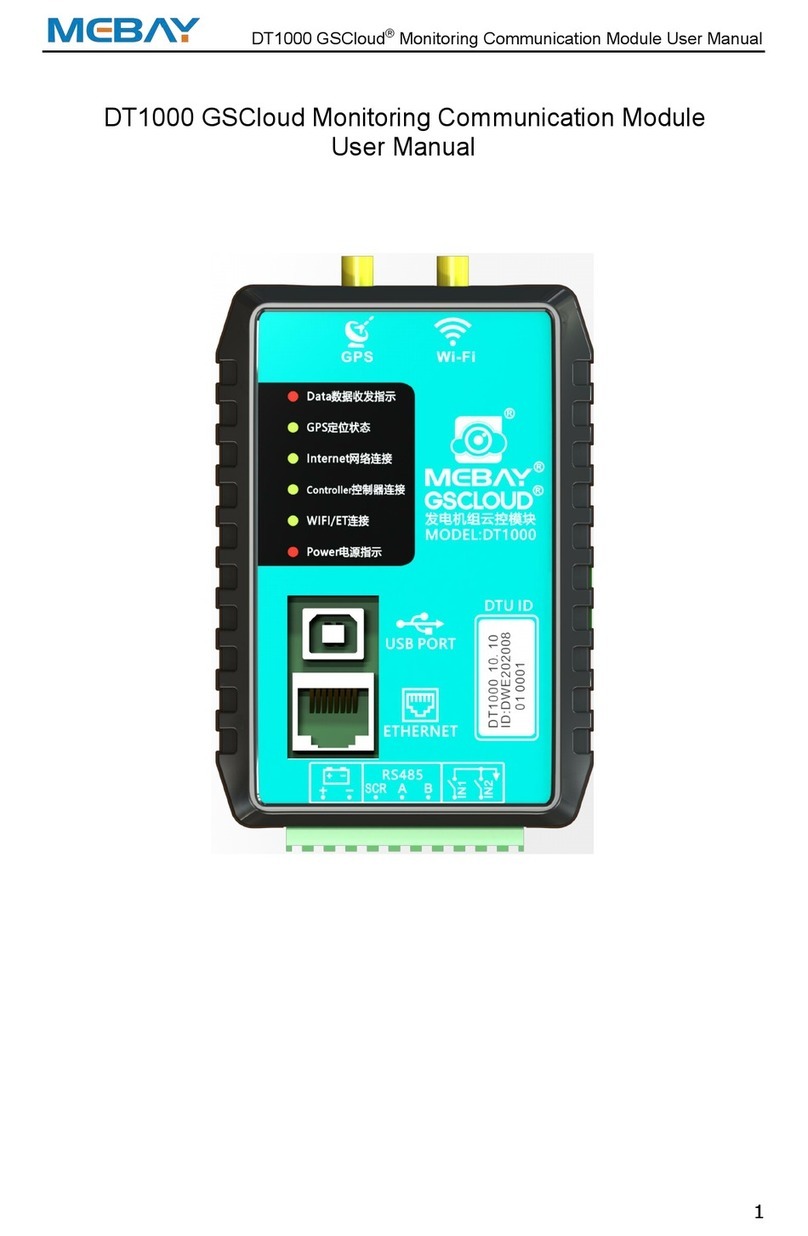 Mebay GSCloud DT1000 User manual