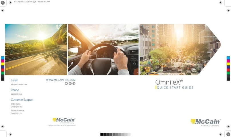 SWARCO McCain Omni eX quick start guide
