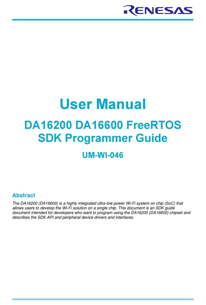 Renesas DA16200 PMOD User manual