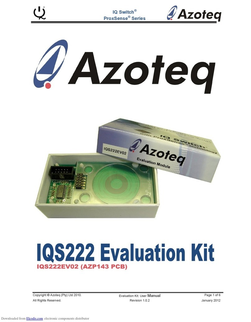 Azoteq IQ Switch - ProxSense Series quick start guide