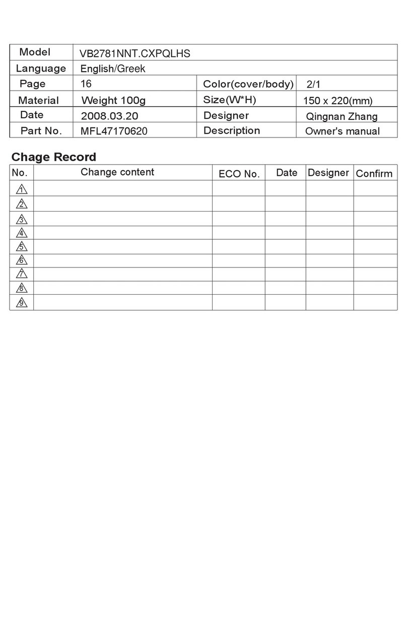 LG VB2781NNT.CXPQLHS User manual