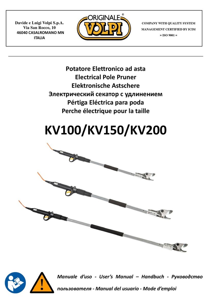 Volpi Kamikaze KV 200 User manual