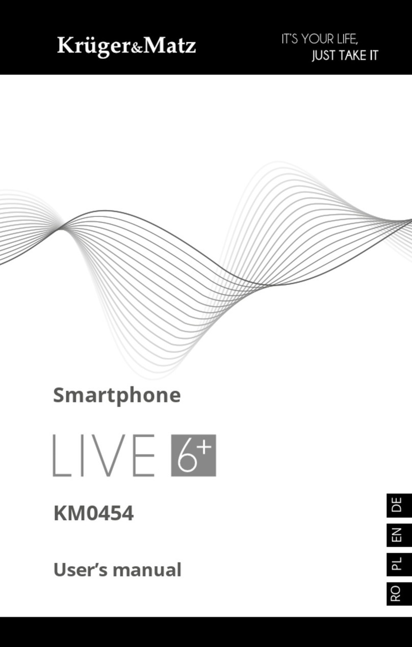 Krüger & Matz LIVE 6+ User manual