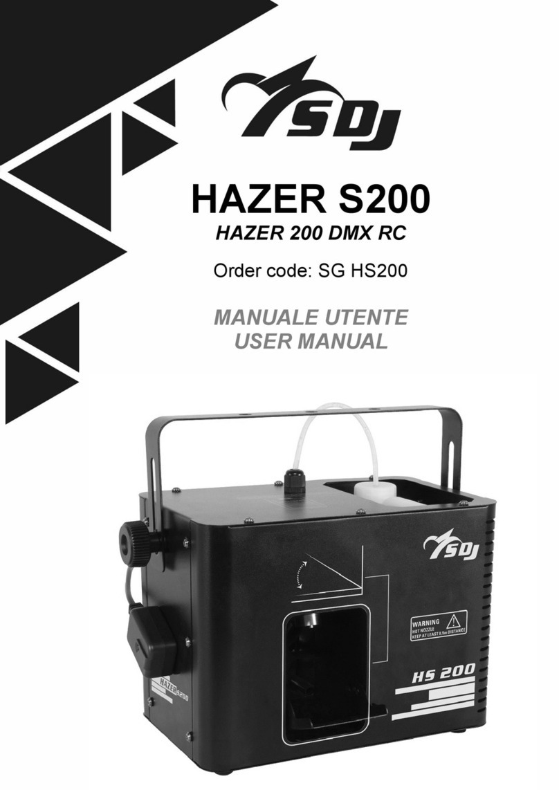 SDJ HAZER S200 user manual