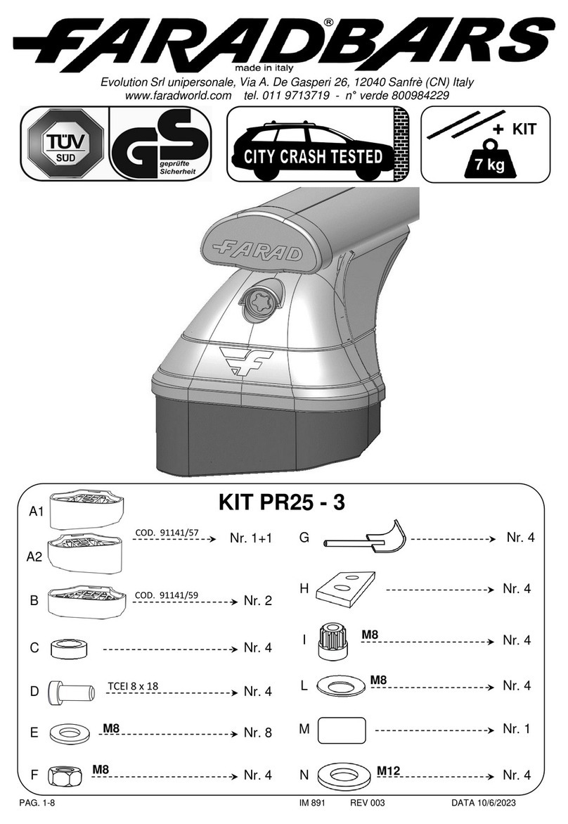 Farad PR25-3 User manual