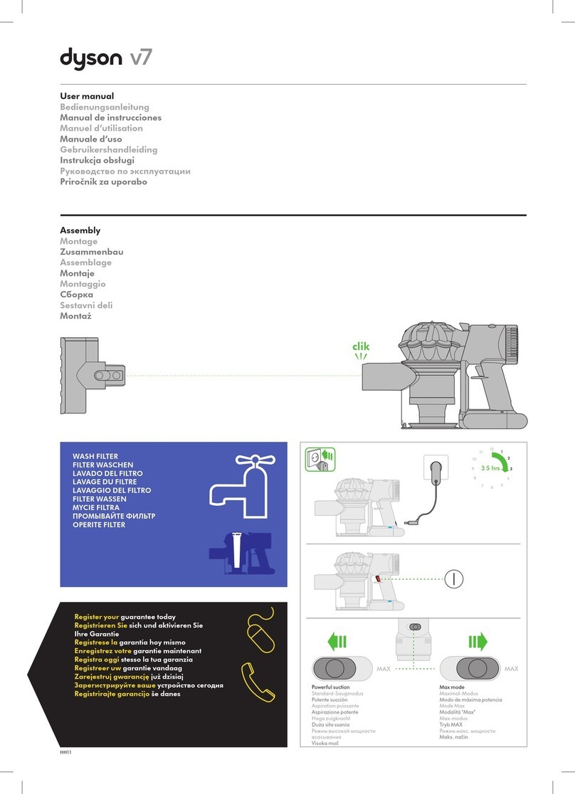 Dyson HH11 User manual