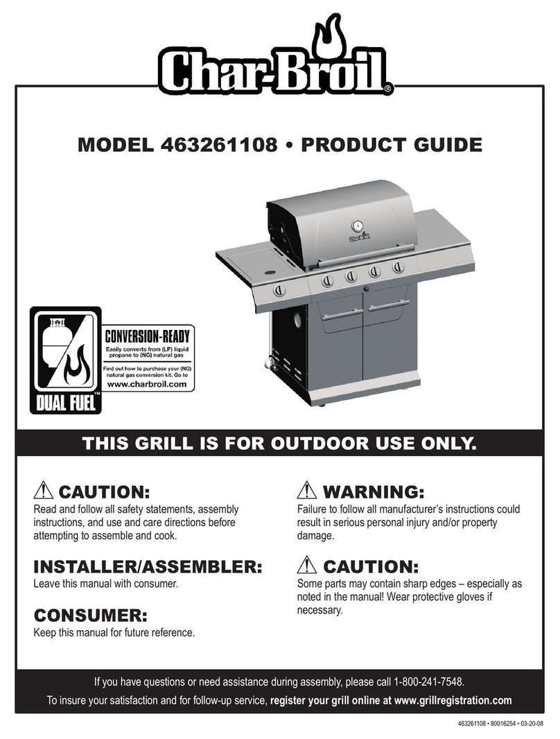 Char-Broil 463261108 Product guide