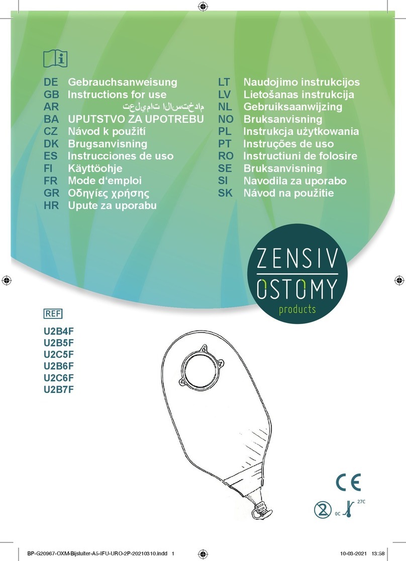 ZENSIV OSTOMY U2B4F Instructions for use