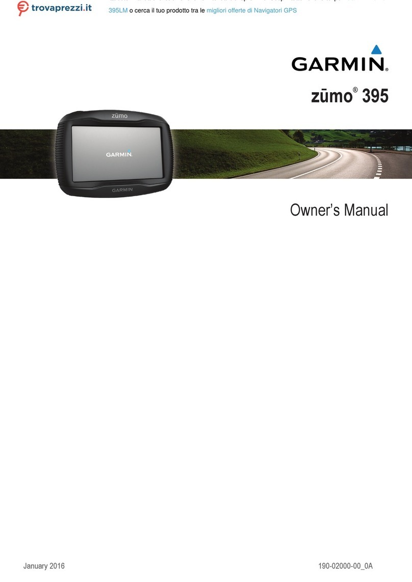 Garmin zumo 395LM owner's manual
