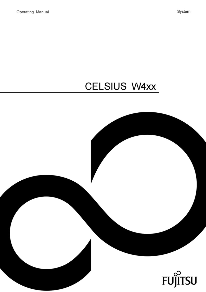 Fujitsu CELSIUS W4 Series User manual Fujitsu CELSIUS W4 Series User manual