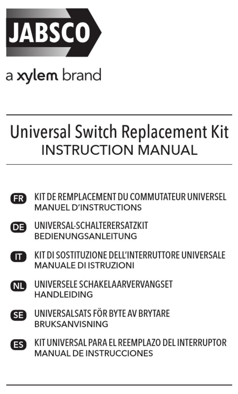 Xylem JABSCO 36800 Series instruction manual