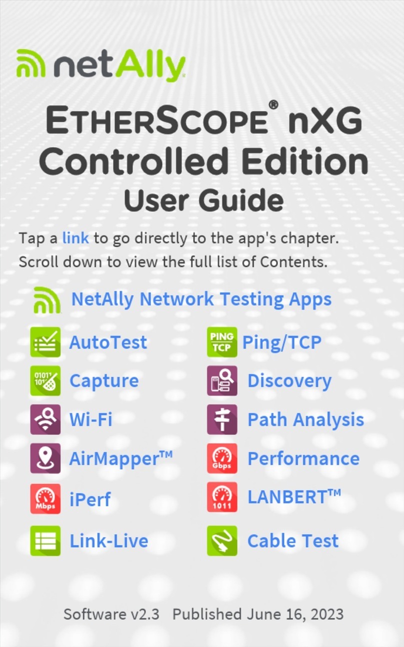 netAlly ETHERSCOPE nXG user guide