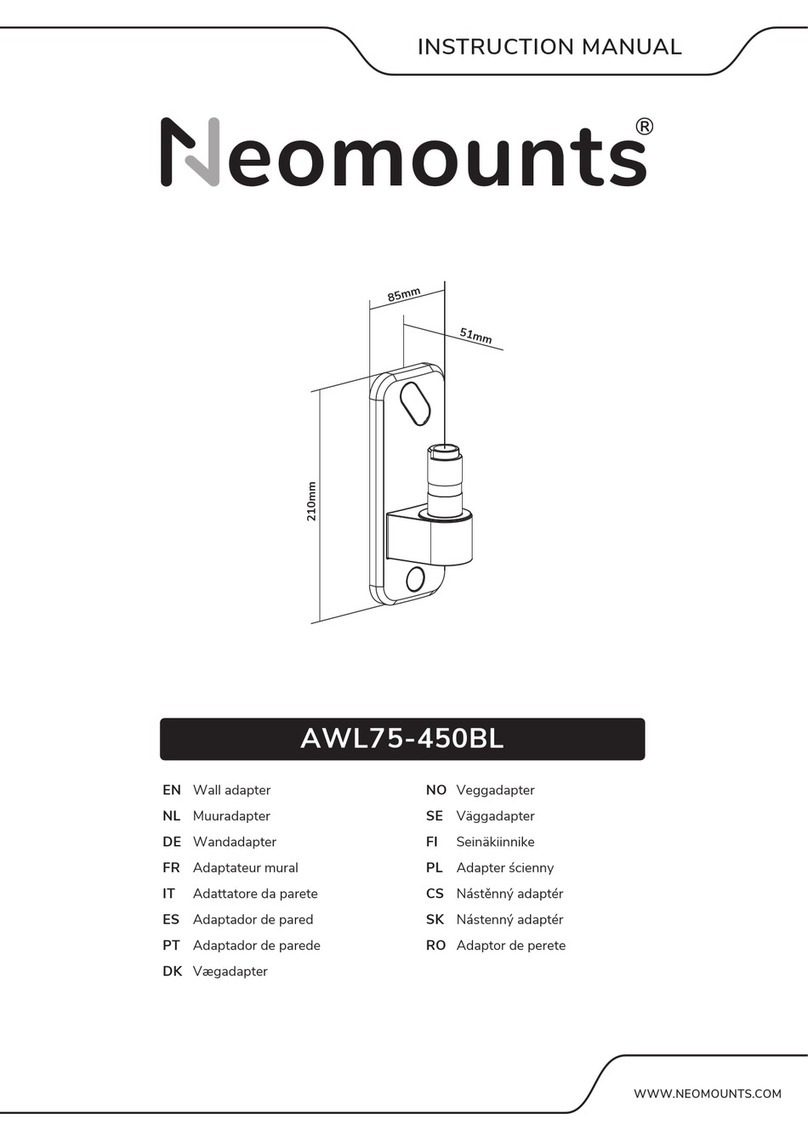 NeoMounts AWL75-450BL instruction manual