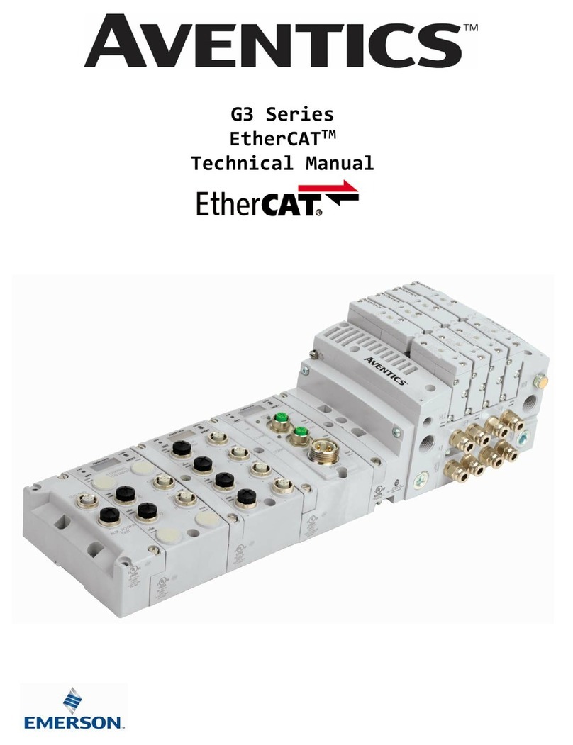 Emerson Aventics G3 Series Technical manual Emerson Aventics G3 Series Technical manual