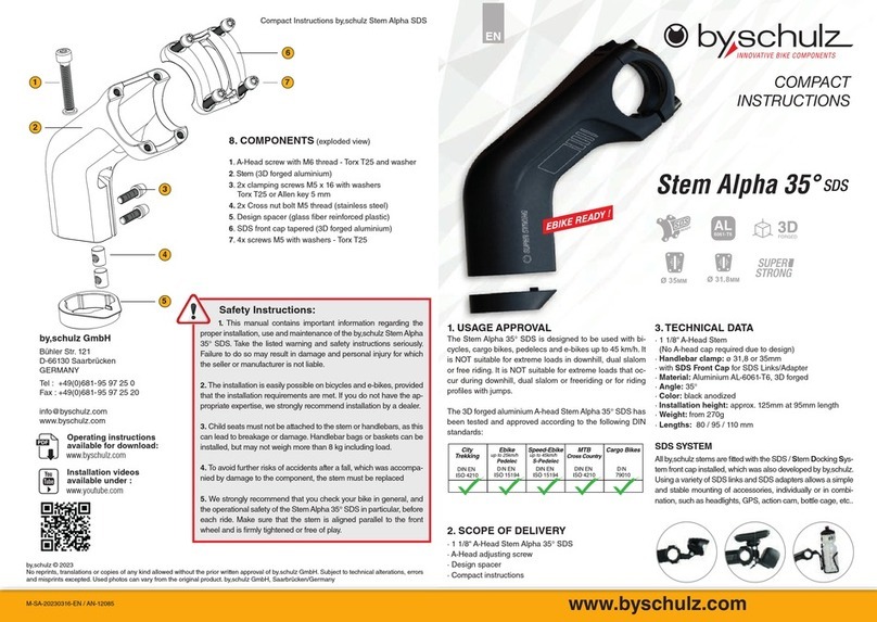 by.schulz Stem Alpha 35 SDS Compact instructions