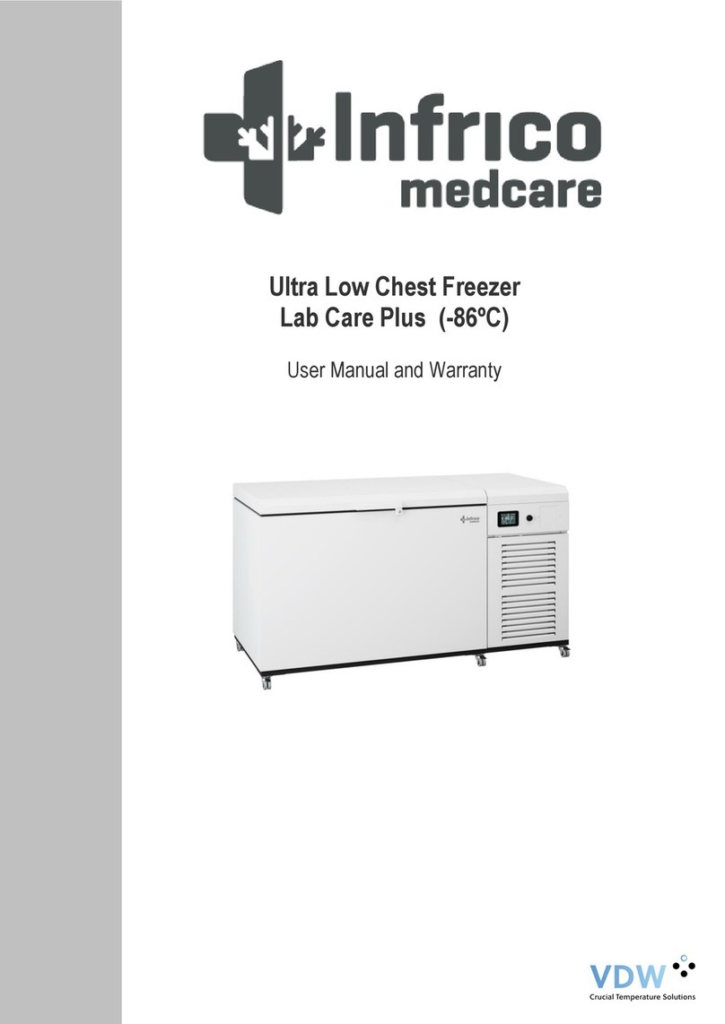 Infrico Lab Care Plus CLF50086 User manual and warranty