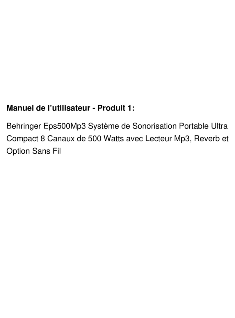 Behringer POLY D User manual