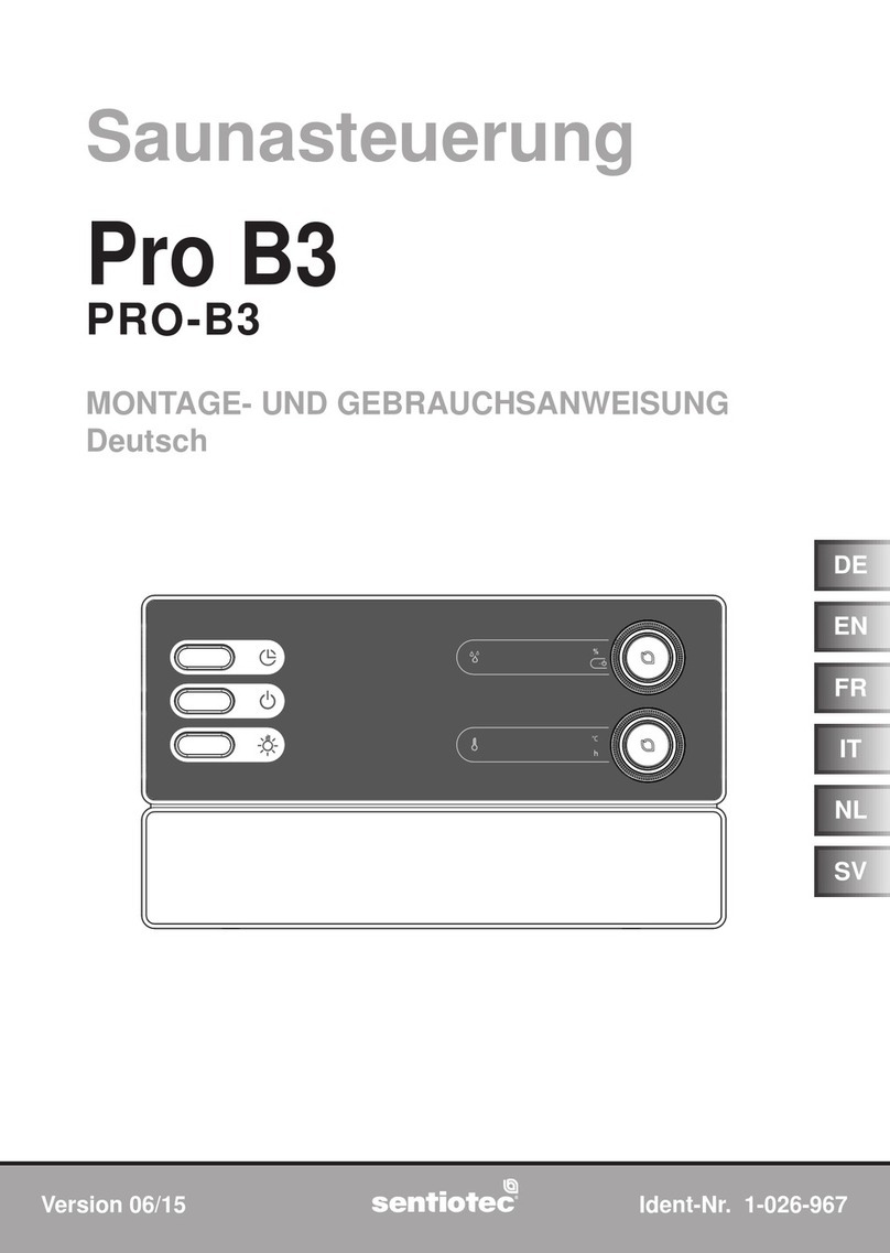 Sentiotec Pro B3 User manual Sentiotec Pro B3 User manual