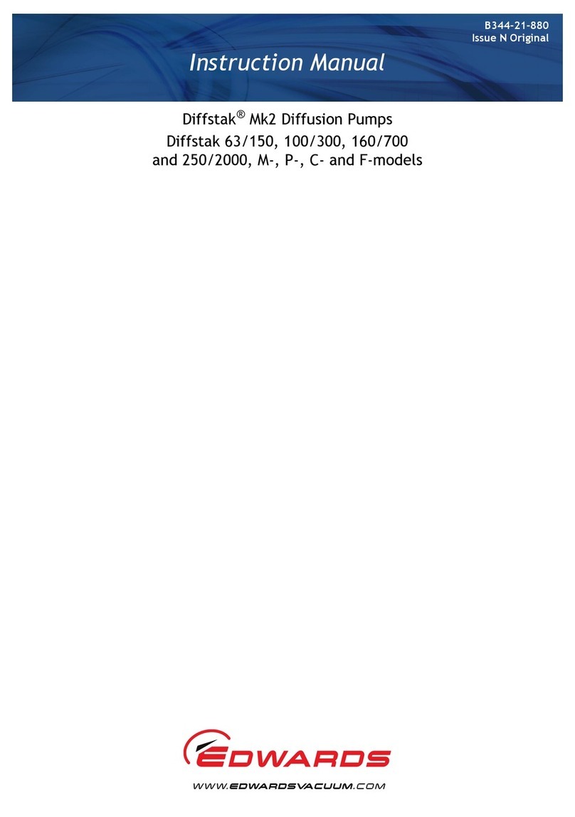 Edwards Diffstak 63/150 User manual