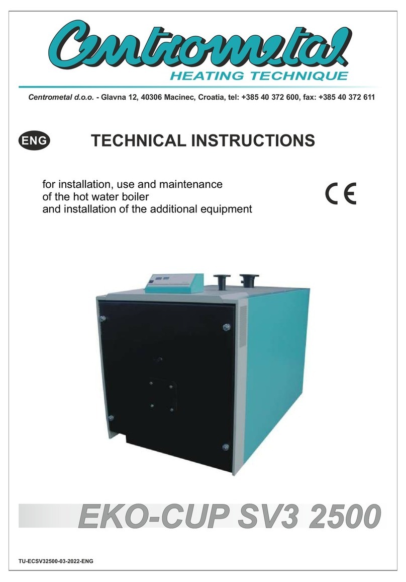 Centrometal EKO-CUP SV3 2500 Technical instructions Centrometal EKO-CUP SV3 2500 Technical instructions