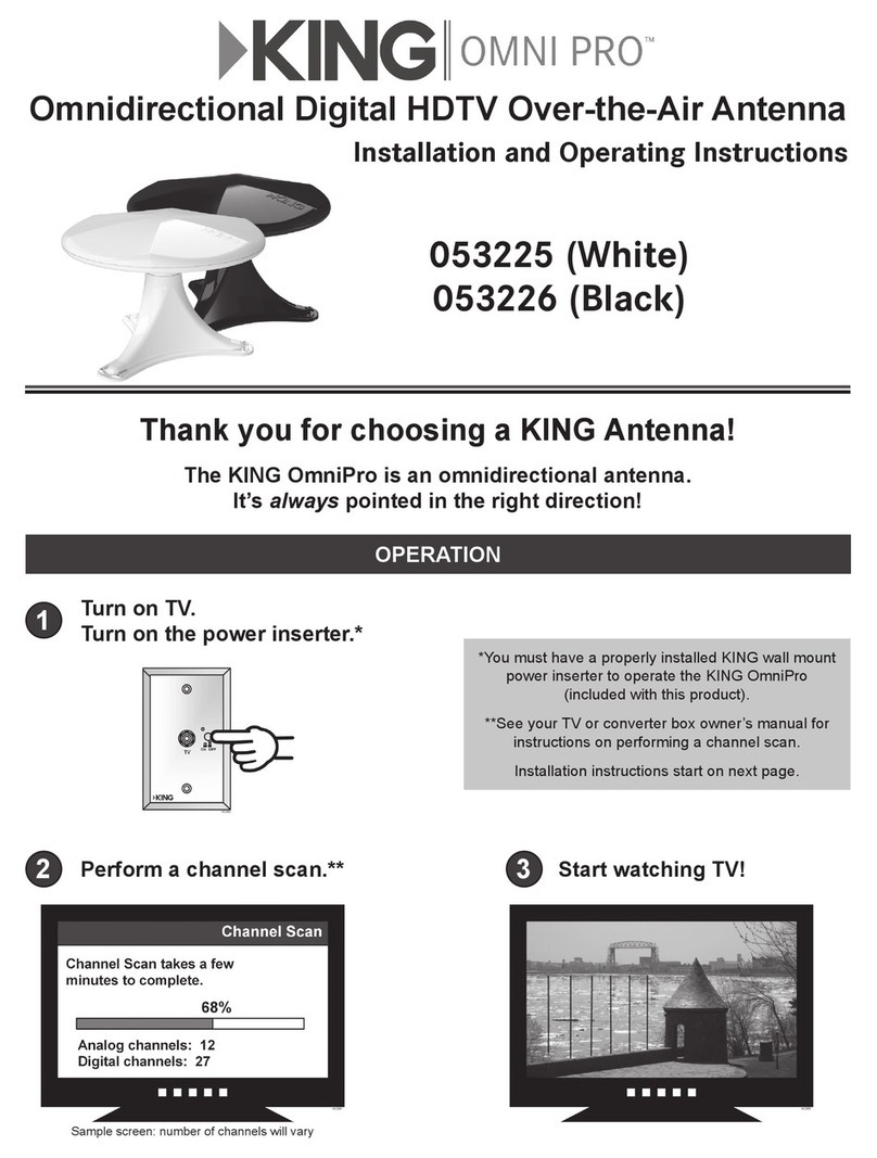Camec KING OMNI PRO 053225 Installation and operating instructions Camec KING OMNI PRO 053225 Installation and operating instructions