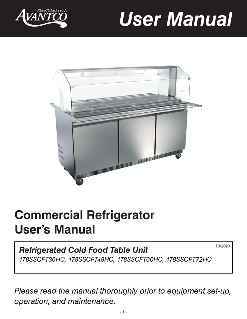 Avantco 178SSCFT36HC user manual Avantco 178SSCFT36HC user manual