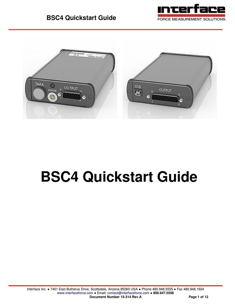 Interface BSC4 quick start guide
