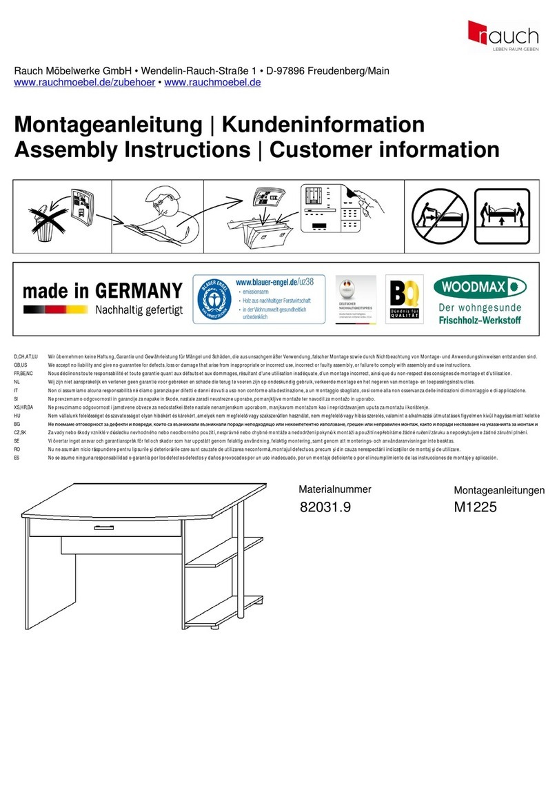 Rauch M1225 Assembly instructions