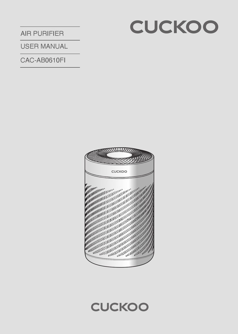 Cuckoo CAC-AB0610FI User manual Cuckoo CAC-AB0610FI User manual