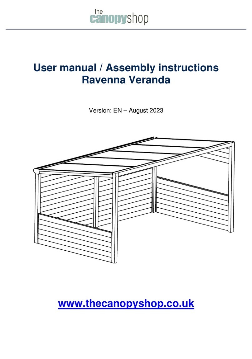 the canopyshop Bedside Table User manual & assembly instructions the canopyshop Bedside Table User manual & assembly instructions