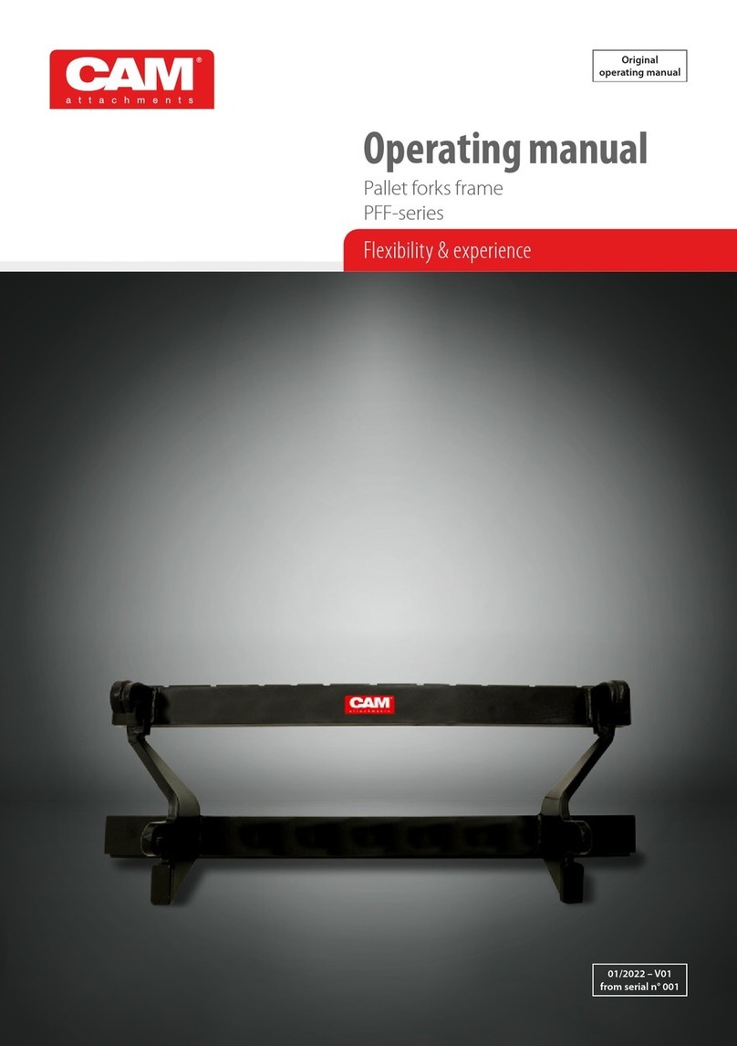cam PFF Series operating manual