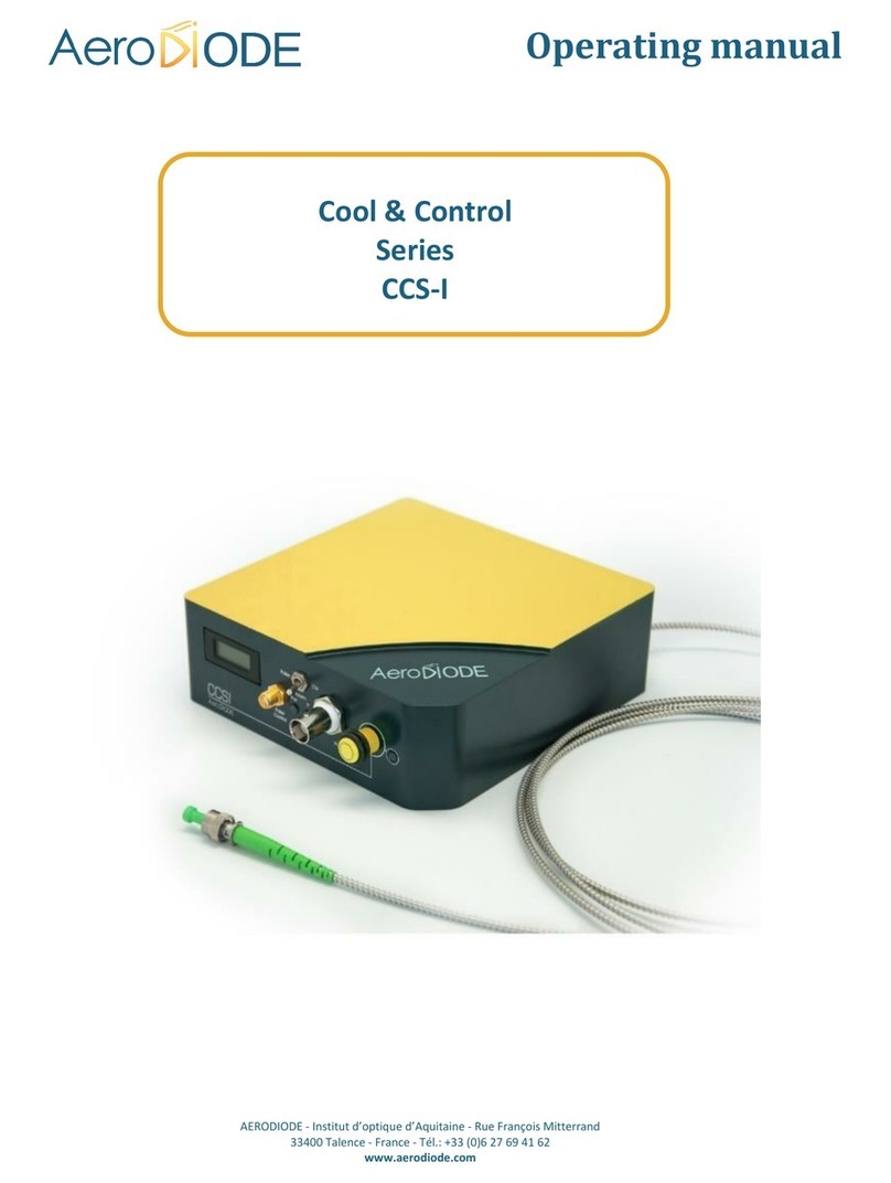 AeroDiode Cool & Control Series operating manual