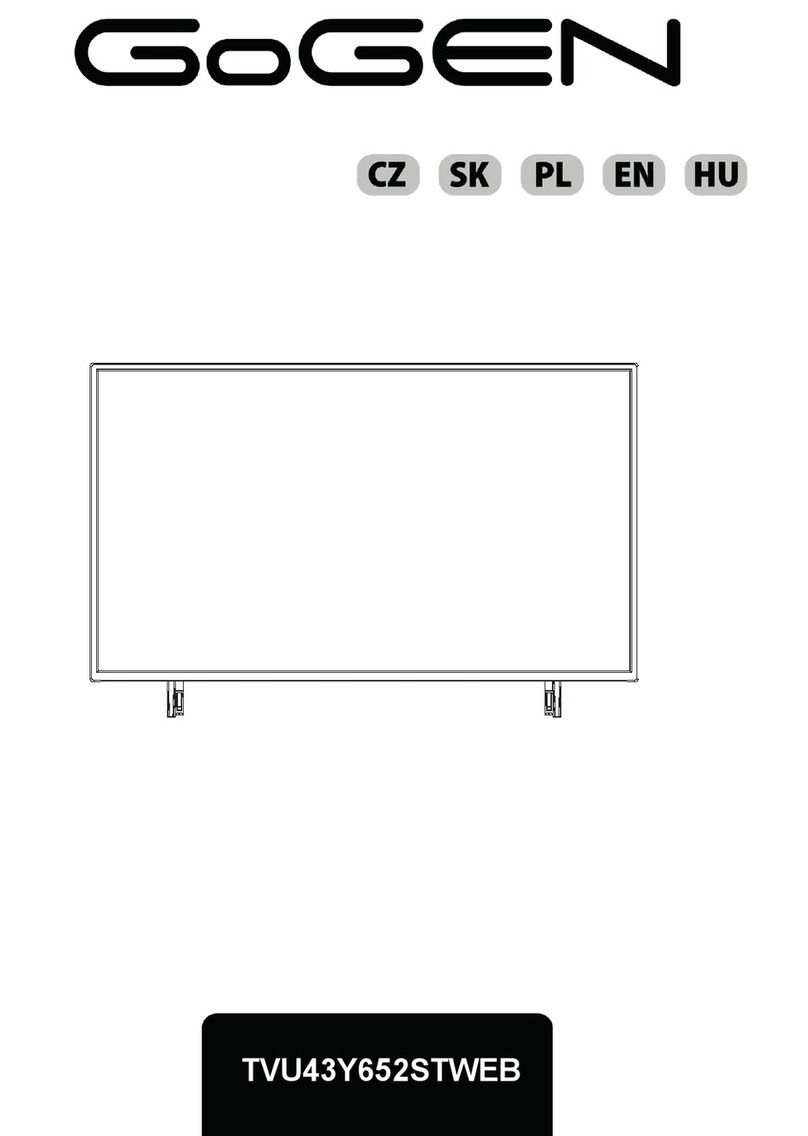 Gogen TVU43Y652STWEB User manual