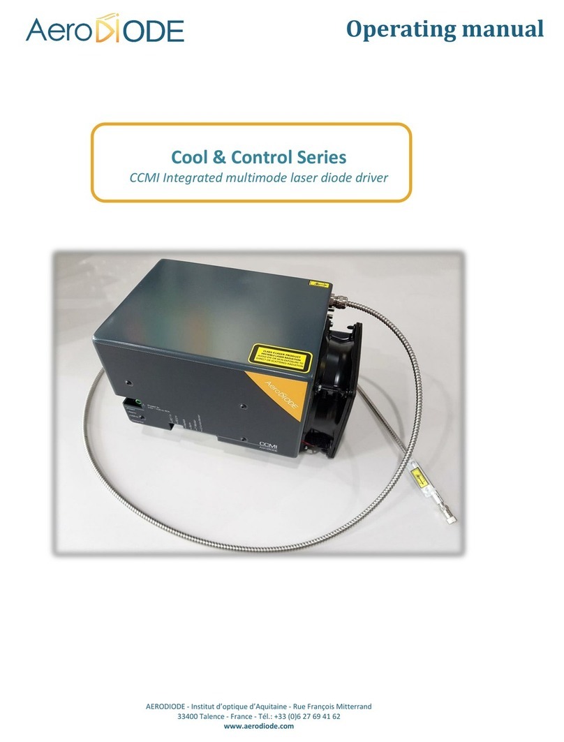 AeroDiode Cool & Control Series operating manual