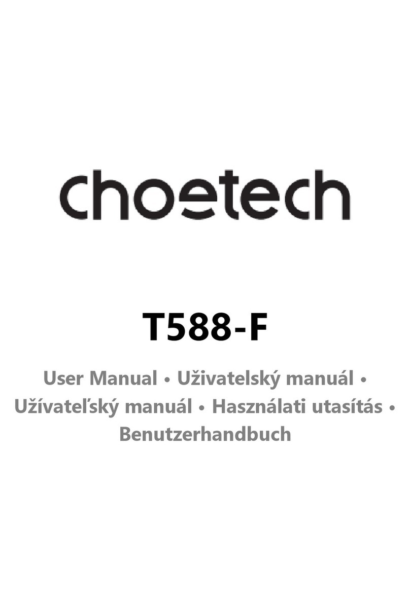Choetech T588-F User manual Choetech T588-F User manual