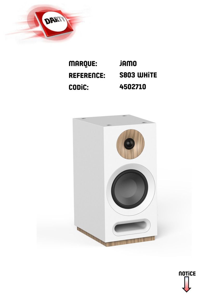 JAMO Studio 8 Series User manual
