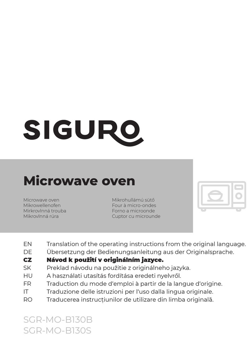 SIGURO SGR-MO-B130B Operating instructions