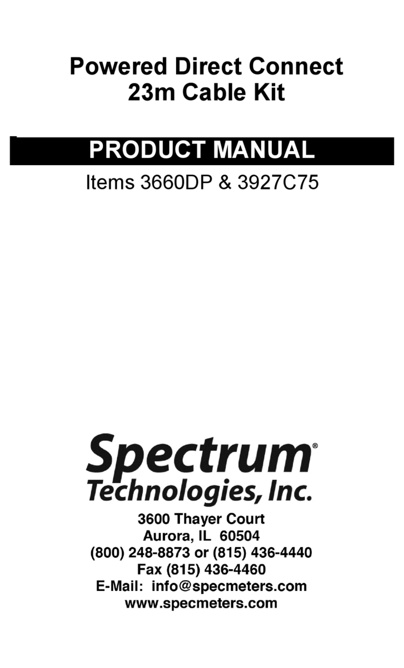 Spectrum Technologies 3660DP product manual Spectrum Technologies 3660DP product manual