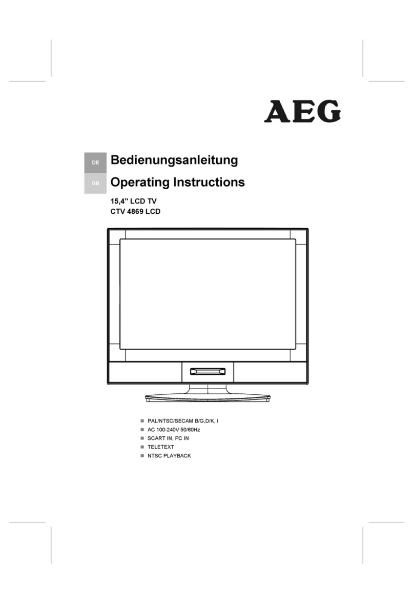 AEG CTV 4869 LCD User manual